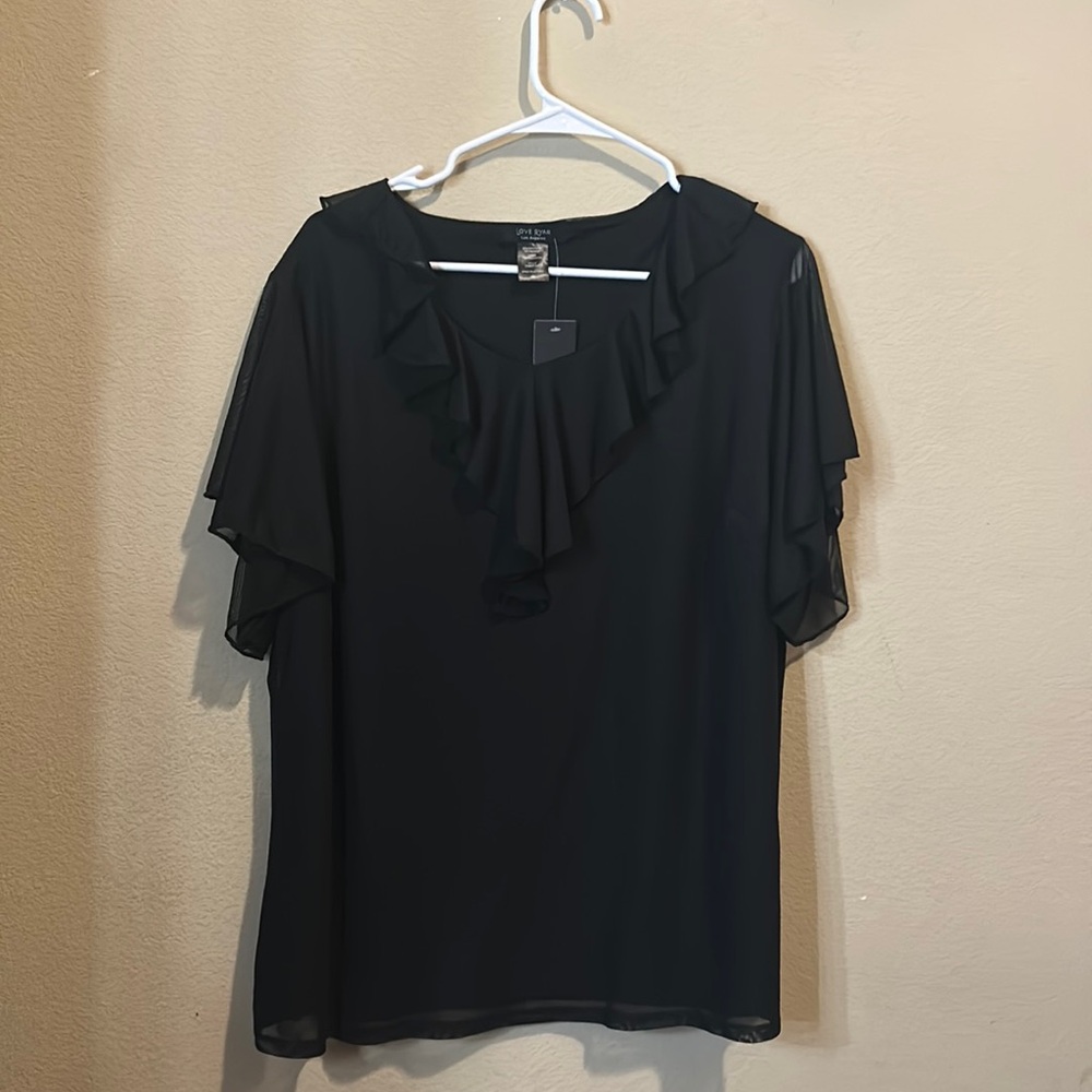 Black Love Ryan blouse